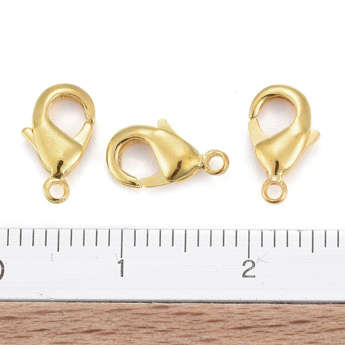 10mm Parrot Clasp & Tags (10) - Gold - Bead Shack