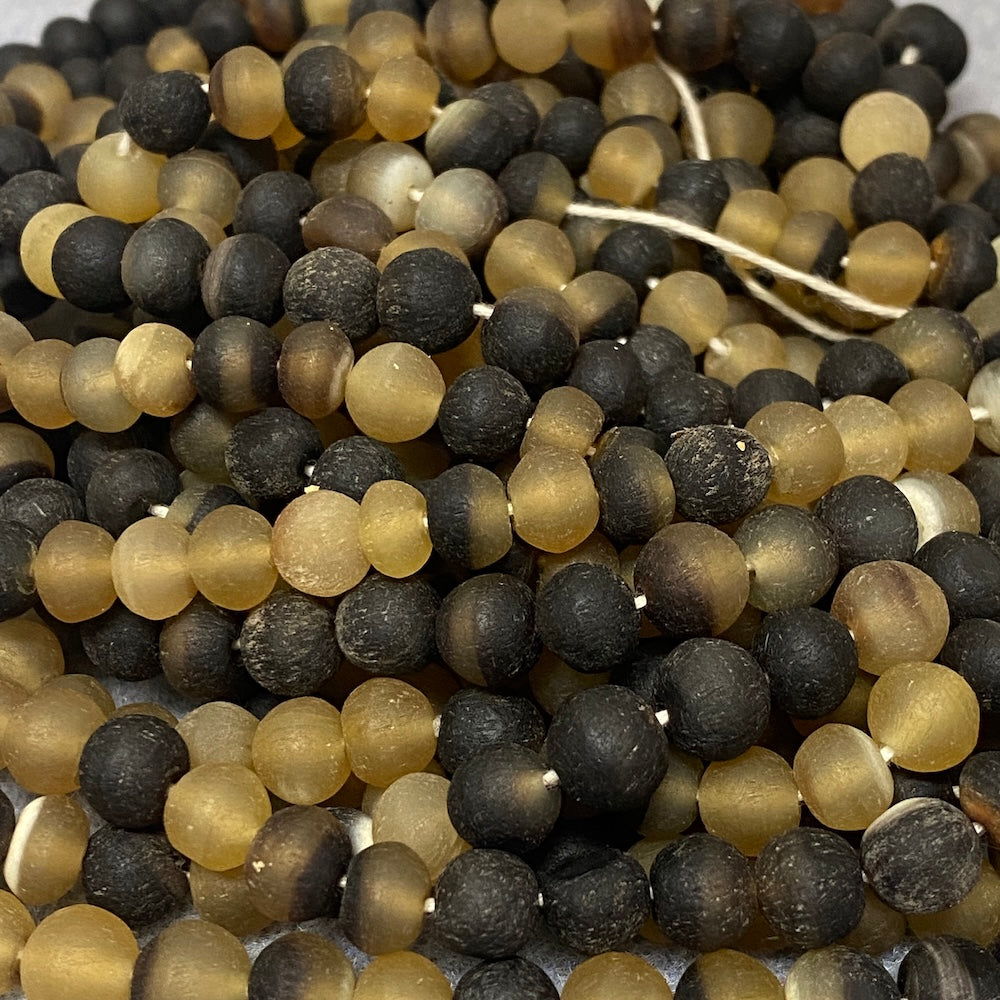 6~7mm Horn Beads - Round - (1 Strand)