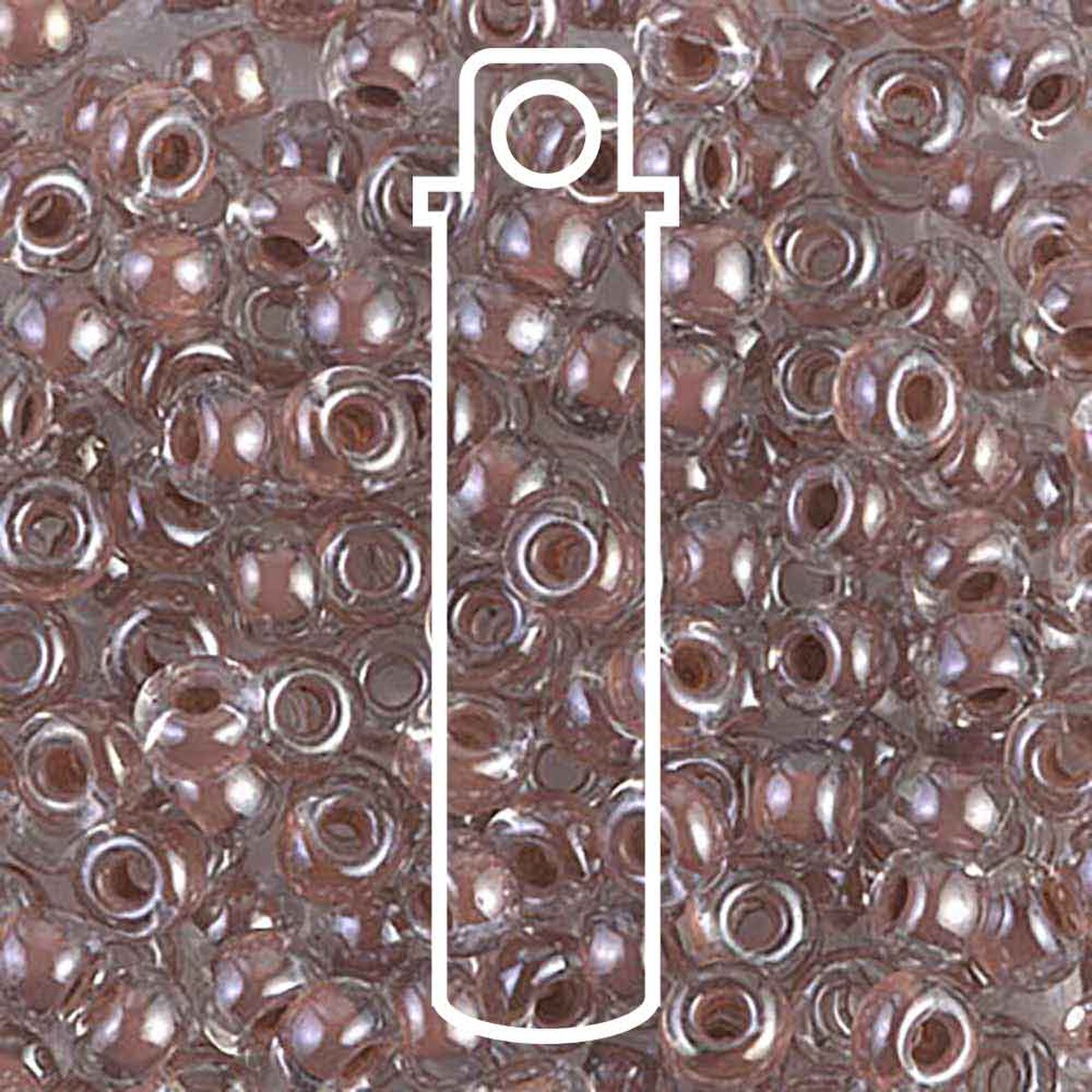 6/0 (#9224) Cocoa Lined Crystal - 20g Tube