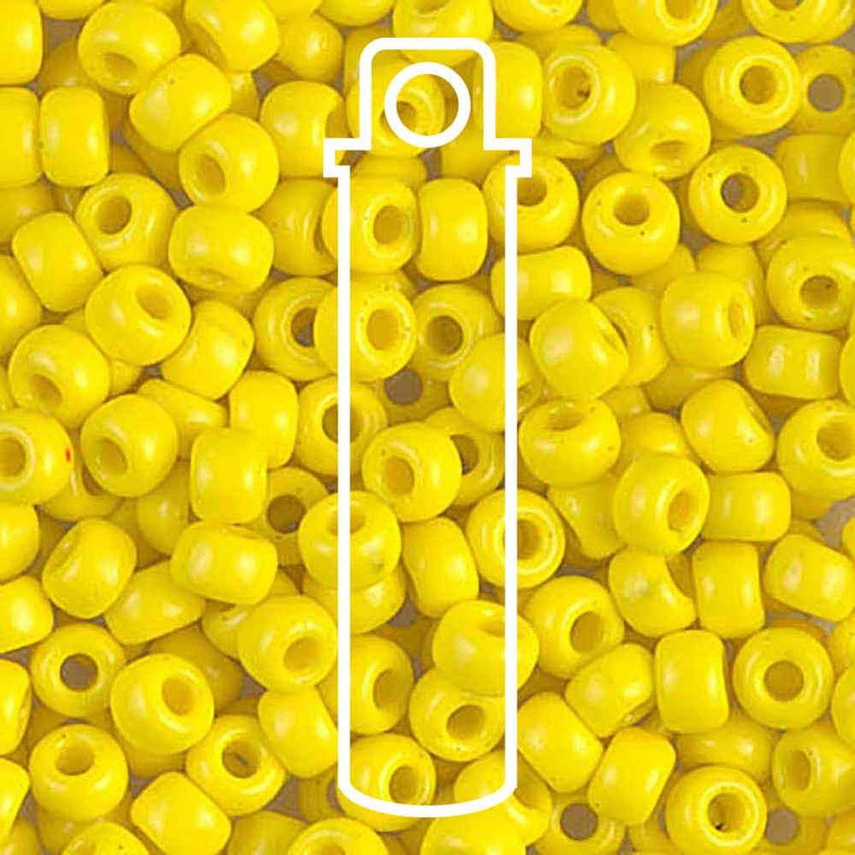 6/0 (#9404) Yellow Opaque - 20g Tube