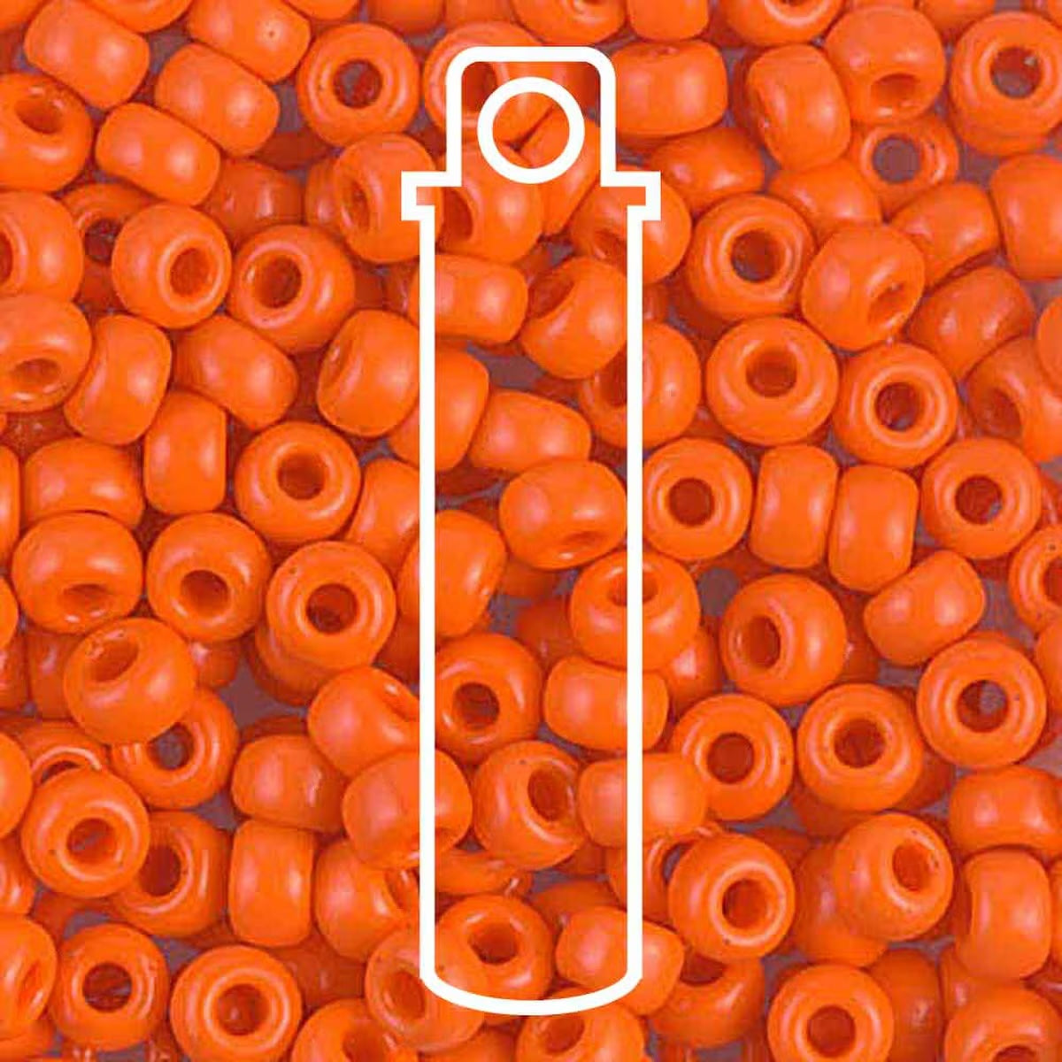 6/0 (#9406) Orange Opaque - 20g Tube
