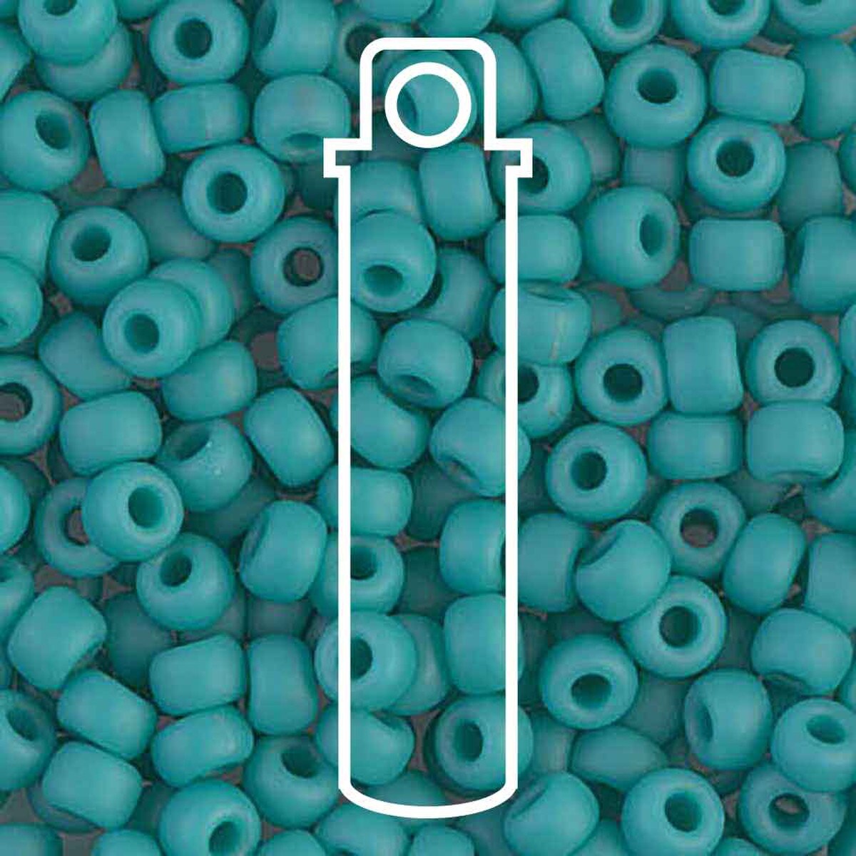 6/0 (#9412F) Turquoise Matte Opaque - 20g Tube
