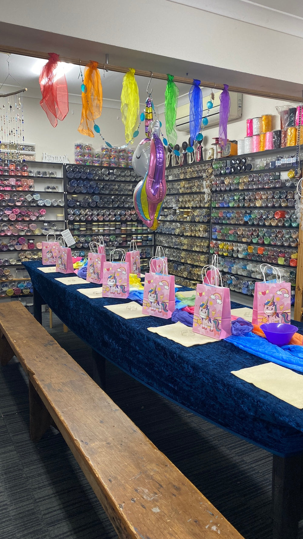 Rainbow Unicorn Kid's Birthday Party - Bead Shack