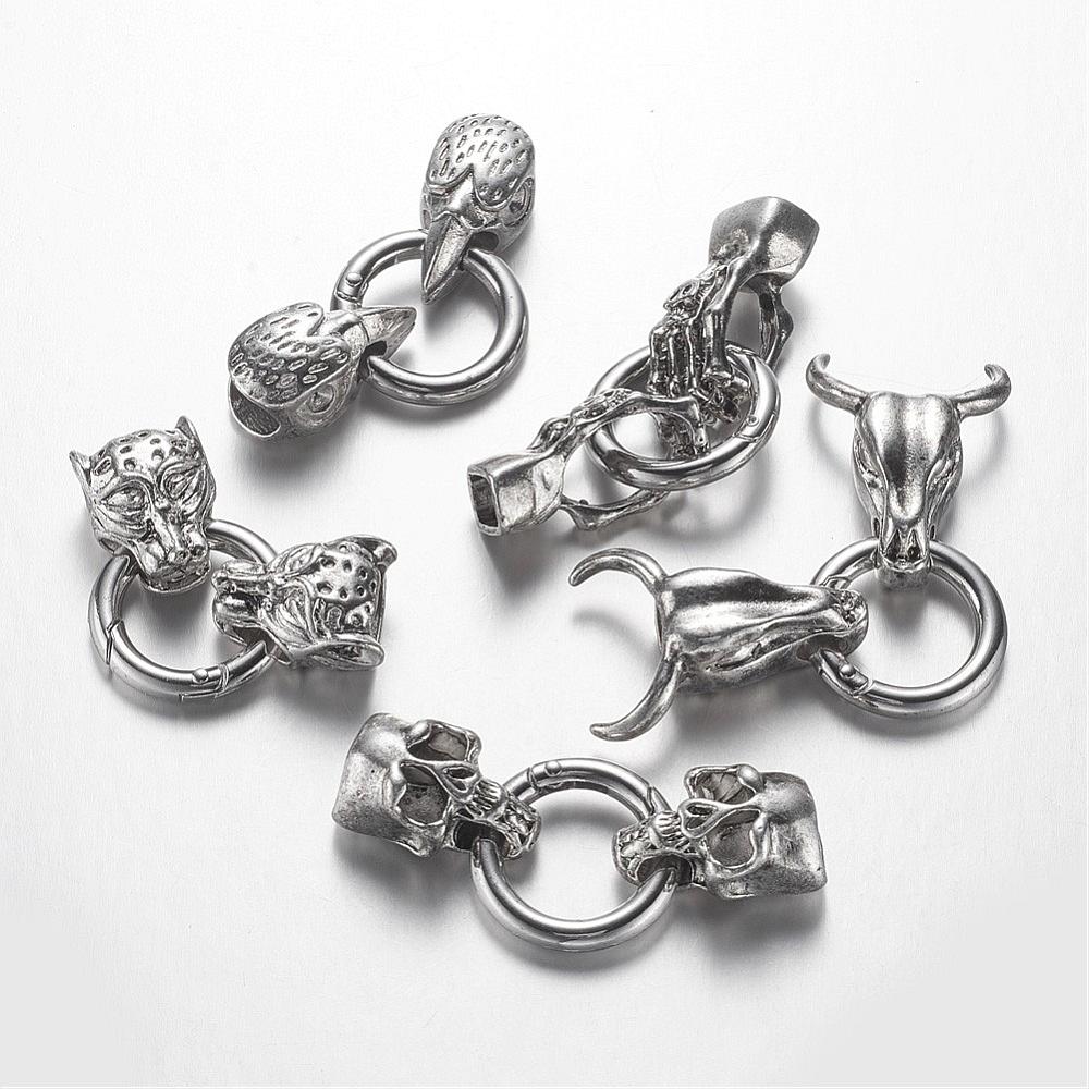 Heavy Spring O-Ring Clasps (Glue-In) - 5 Styles