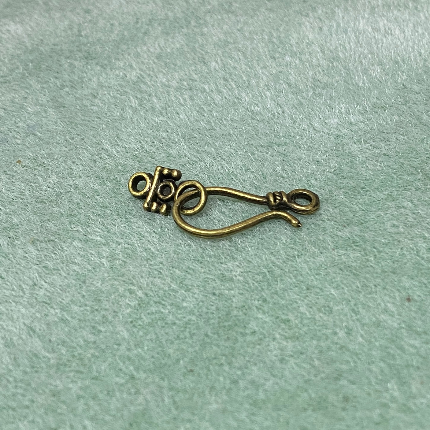 Hook & Eye Clasp - Ancient Gold