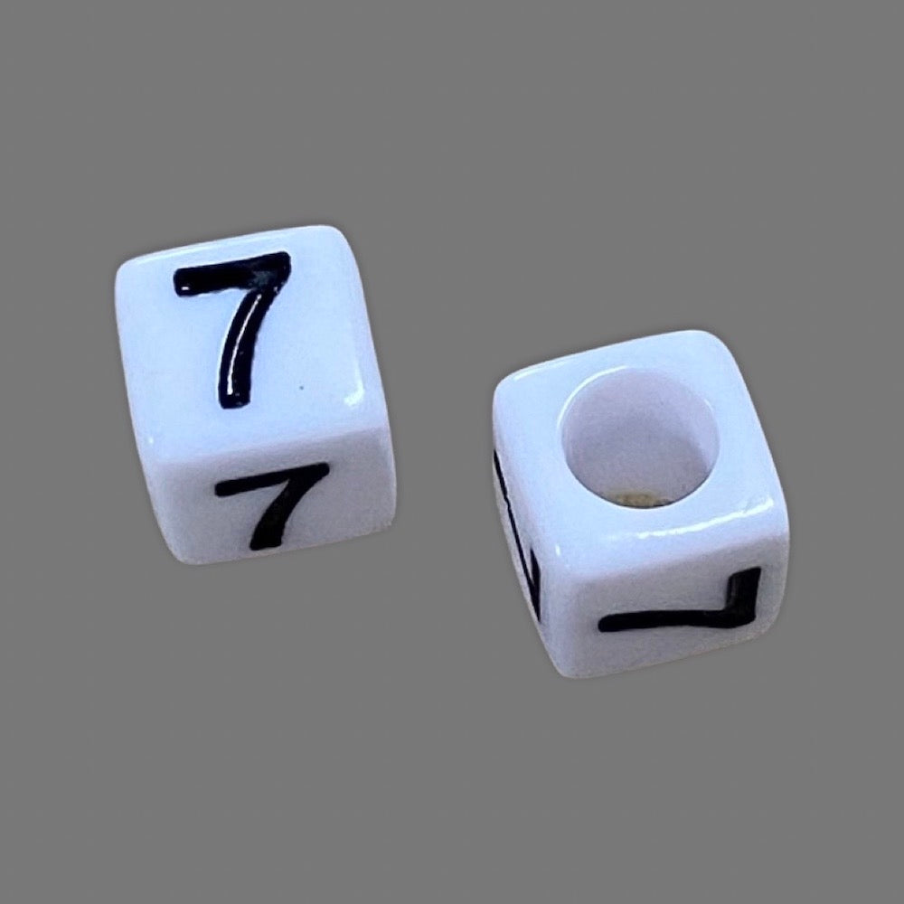 Number Beads (Cubes) - 7