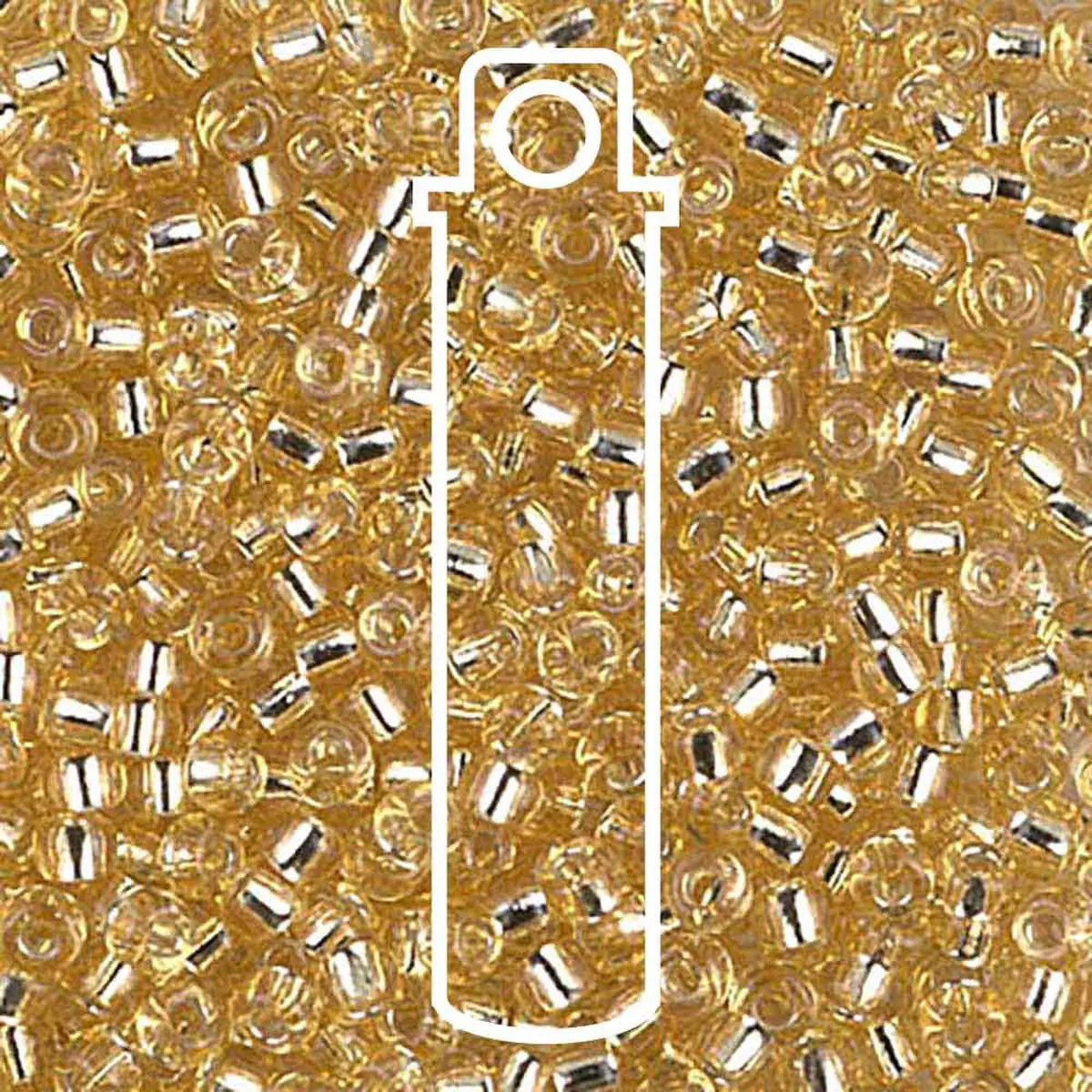 8/0 (#92) Light Gold Silverlined - 22g Tube