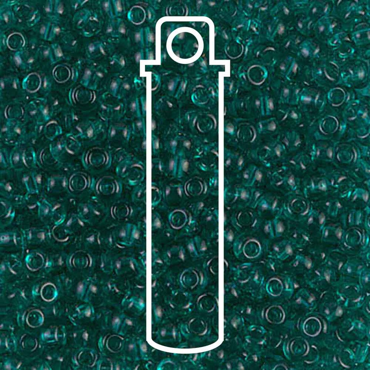8/0 (#92405) Teal Transparent - 22g Tube