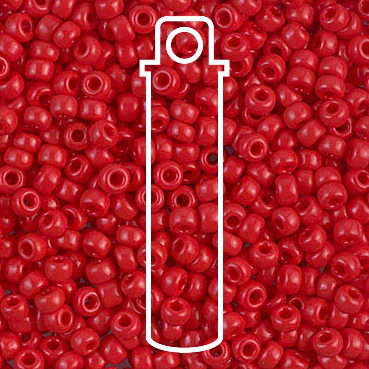 8/0 (#9408) Opaque Red - 22g Tube
