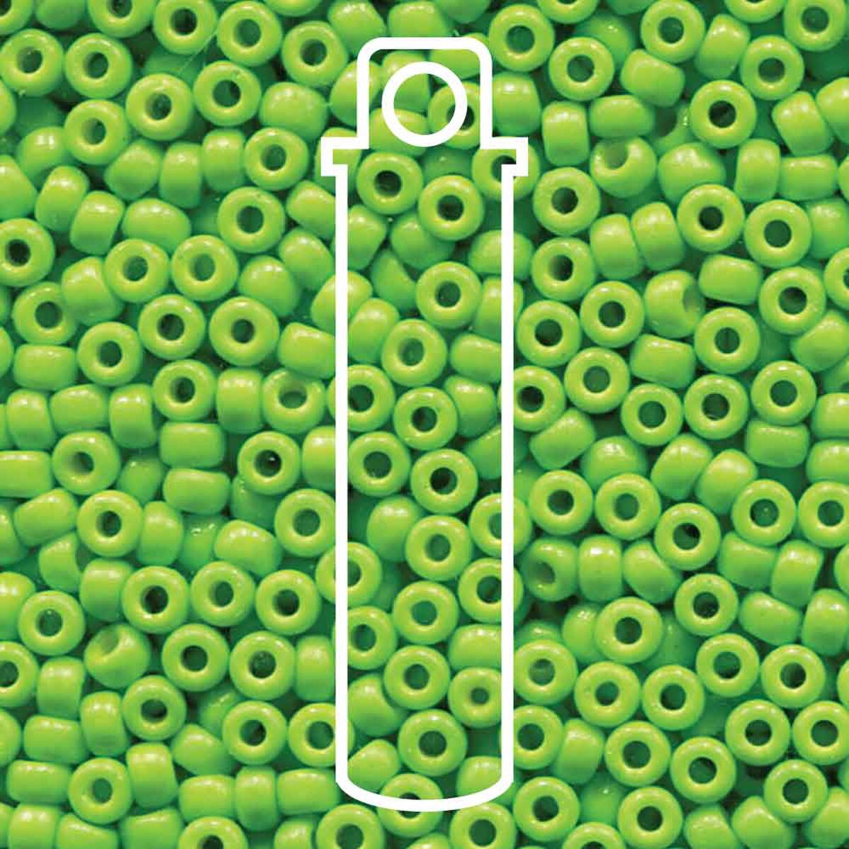 8/0 (#94471) Duracoat Opaque Dyed Neon Green - 22g Tube