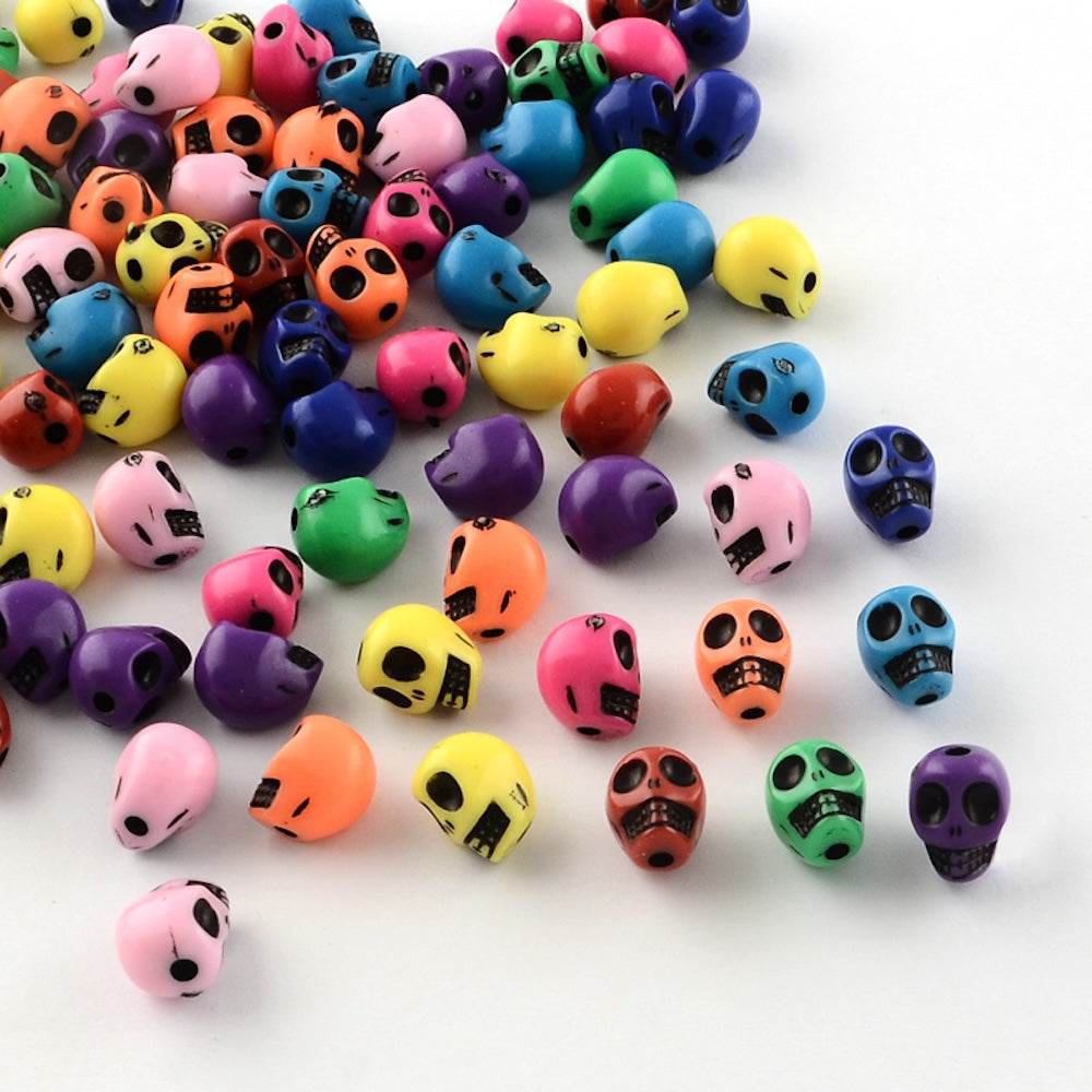 Skull Beads - Mixed (50)