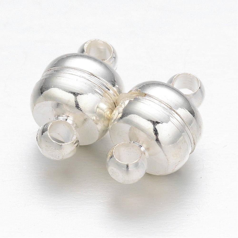 7x11mm Magnetic Clasps (5) - Silver