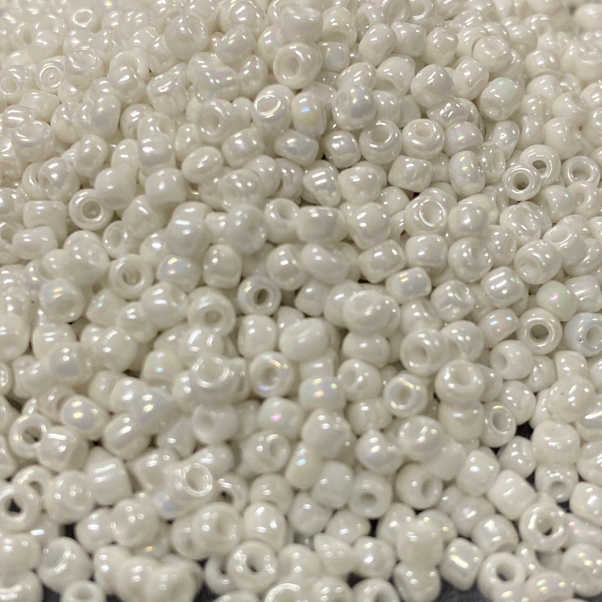 White - 8/0 Ceylon (50g) - Seed Beads