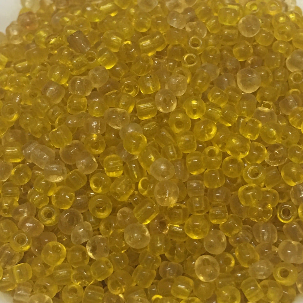 Yellow - 8/0 Transparent (50g) - Seed Beads
