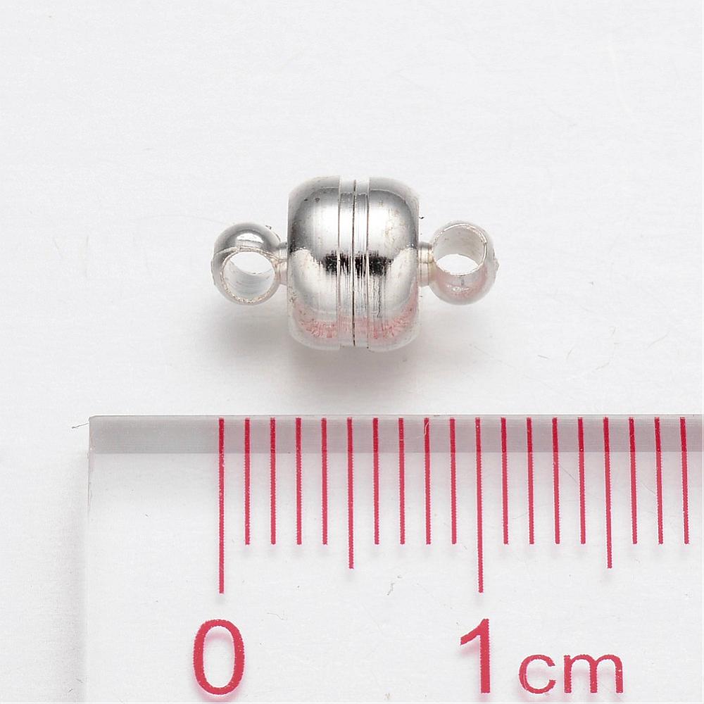7x11mm Magnetic Clasps (5) - Silver
