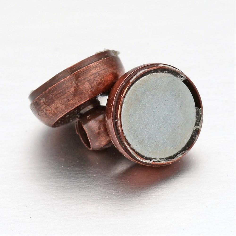 7x11mm Magnetic Clasps (5) - Ancient Brass