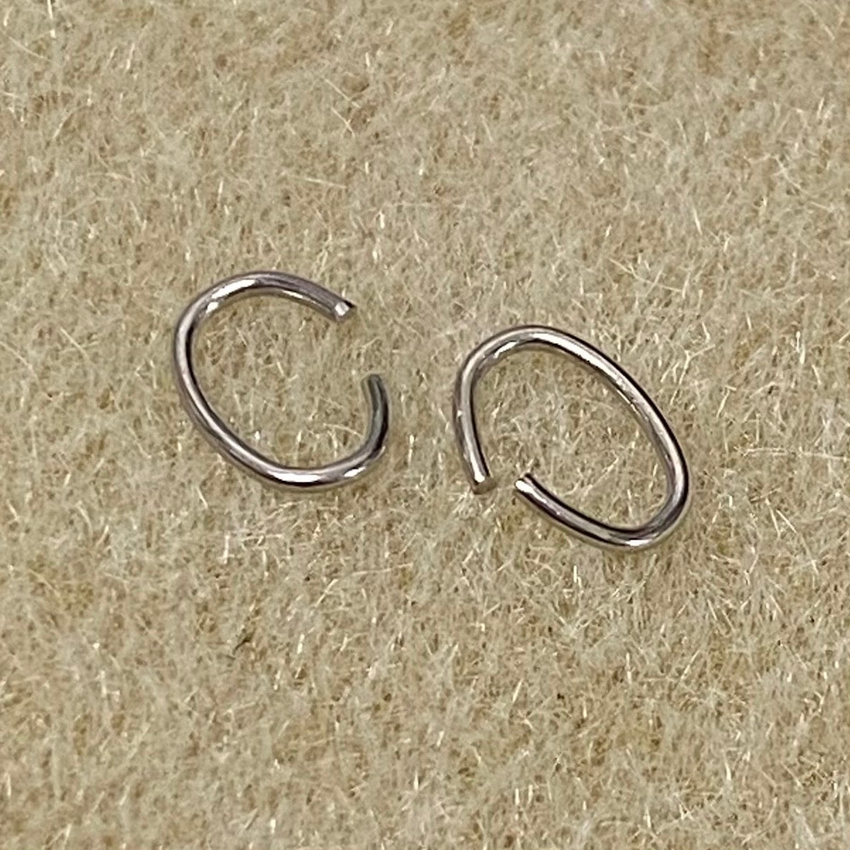 9x6mm Oval Jumpring - Nickel (50)