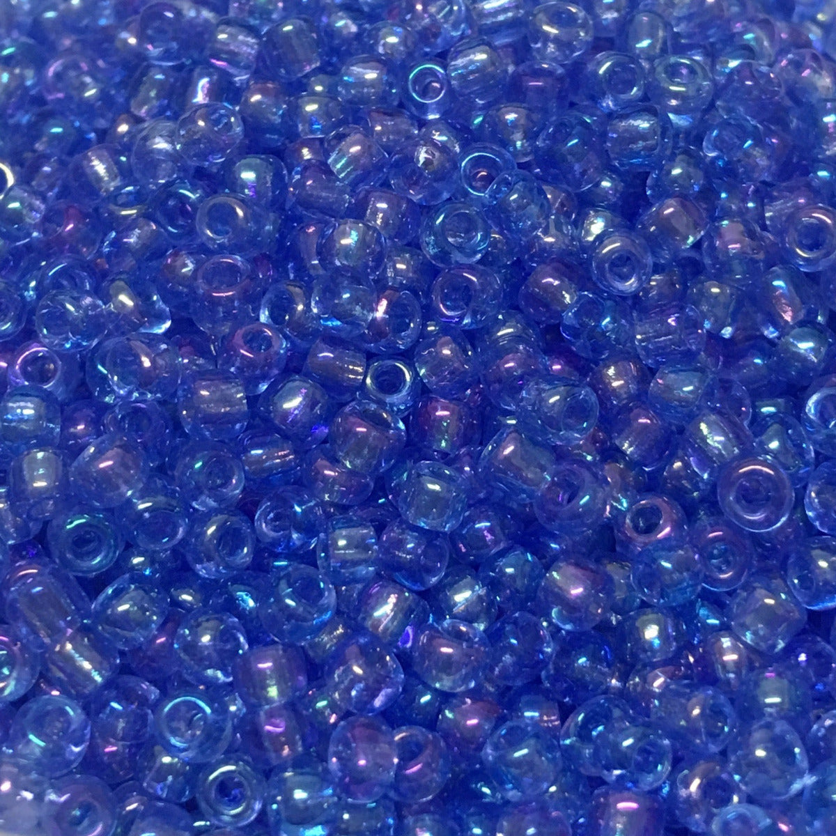 Aqua Blue - 8/0 Rainbow (50g) - Seed Beads