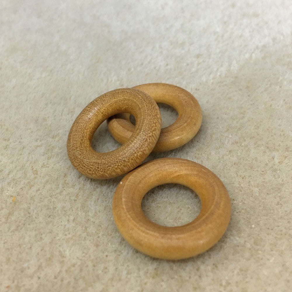 22mm Wood Rings (25) - Light