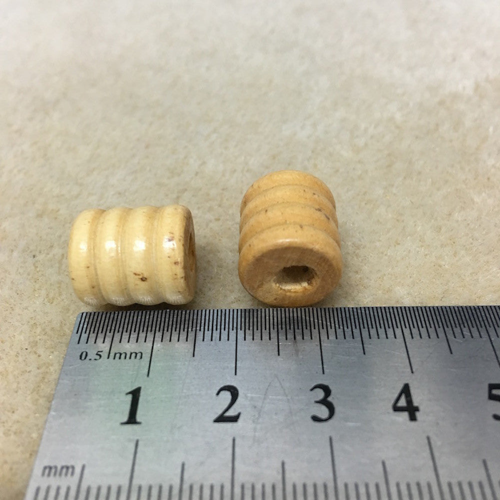 15x13mm Coil Wood Beads (25) - Light - Bead Shack
