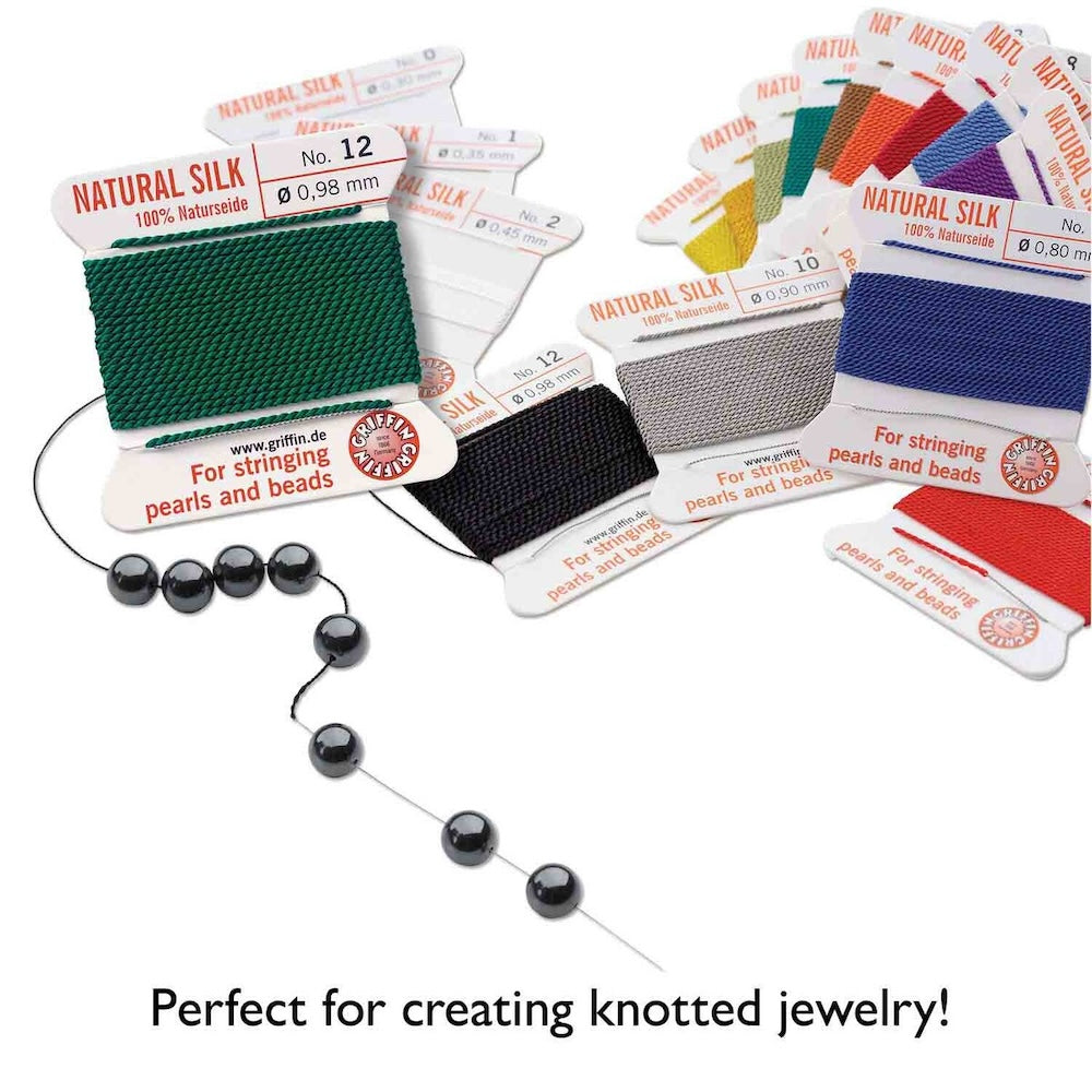 Size 12 (.98mm) Silk Thread - Black