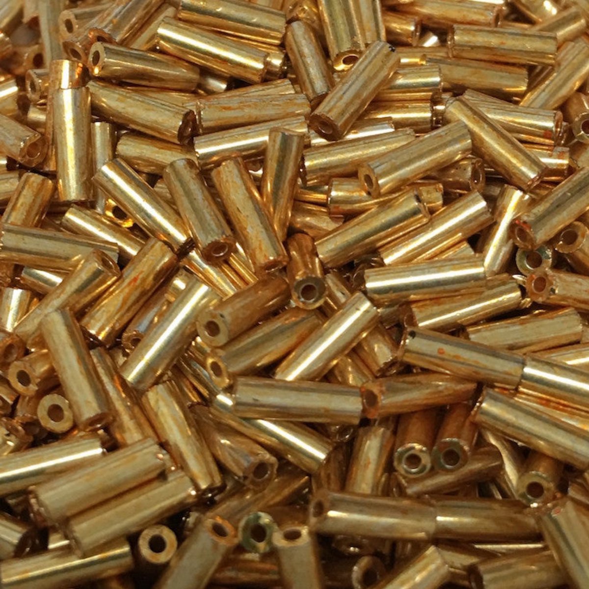 6mm (#562) Lt Gold Metallic - Bugle - 15g Tube