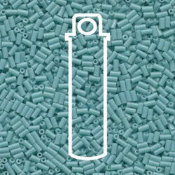 3mm Turquoise Green (9412) Bugle Beads - 19.5 gram Tube