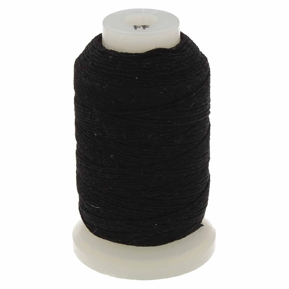 Silk Thread - BLACK .38mm (10m)