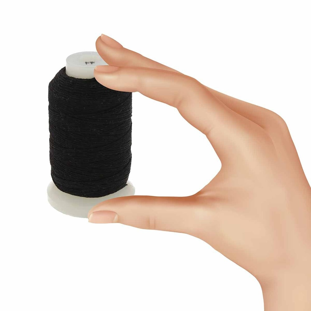 Silk Thread - BLACK .38mm (10m)