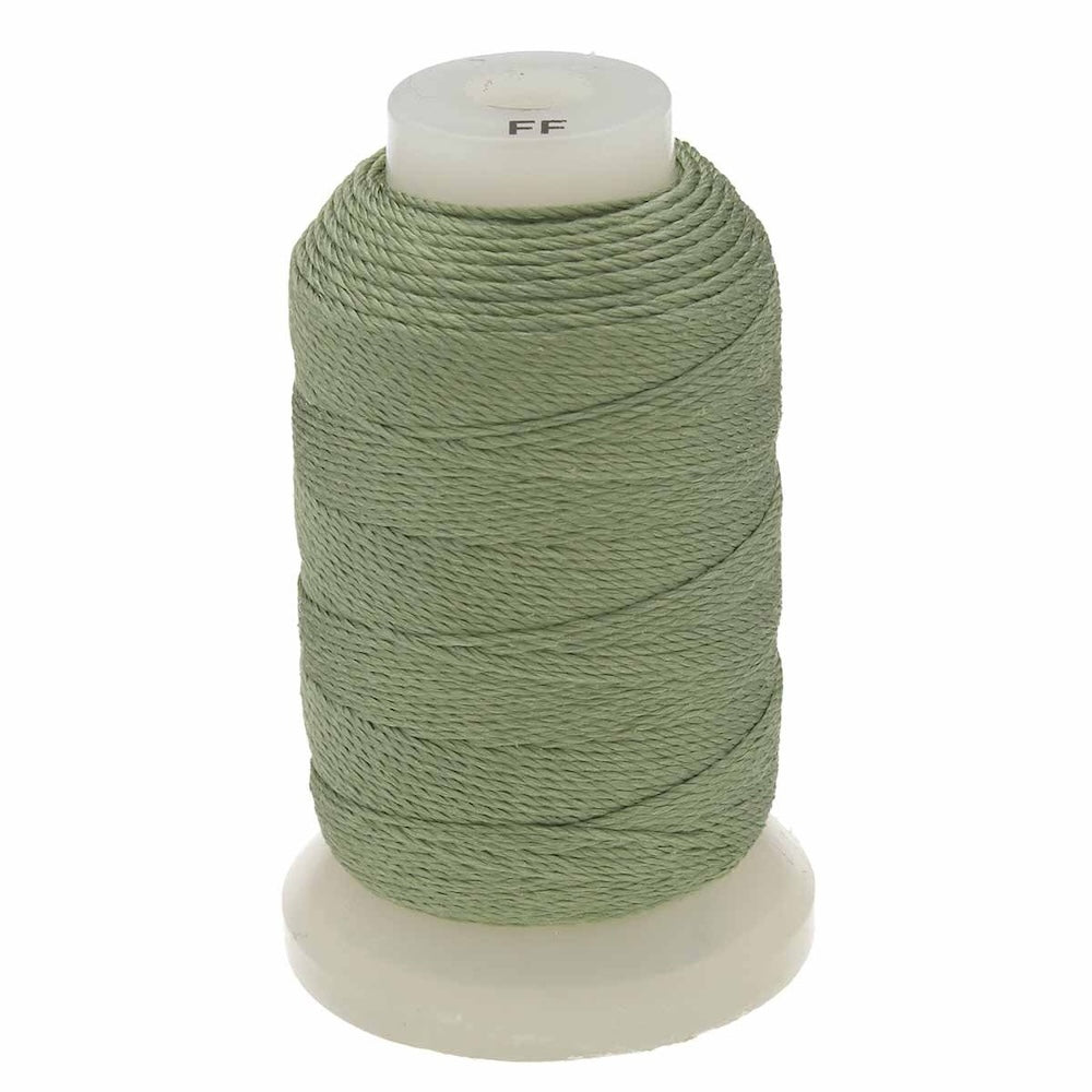 Silk Thread - GREEN .38mm (10m) - Bead Shack