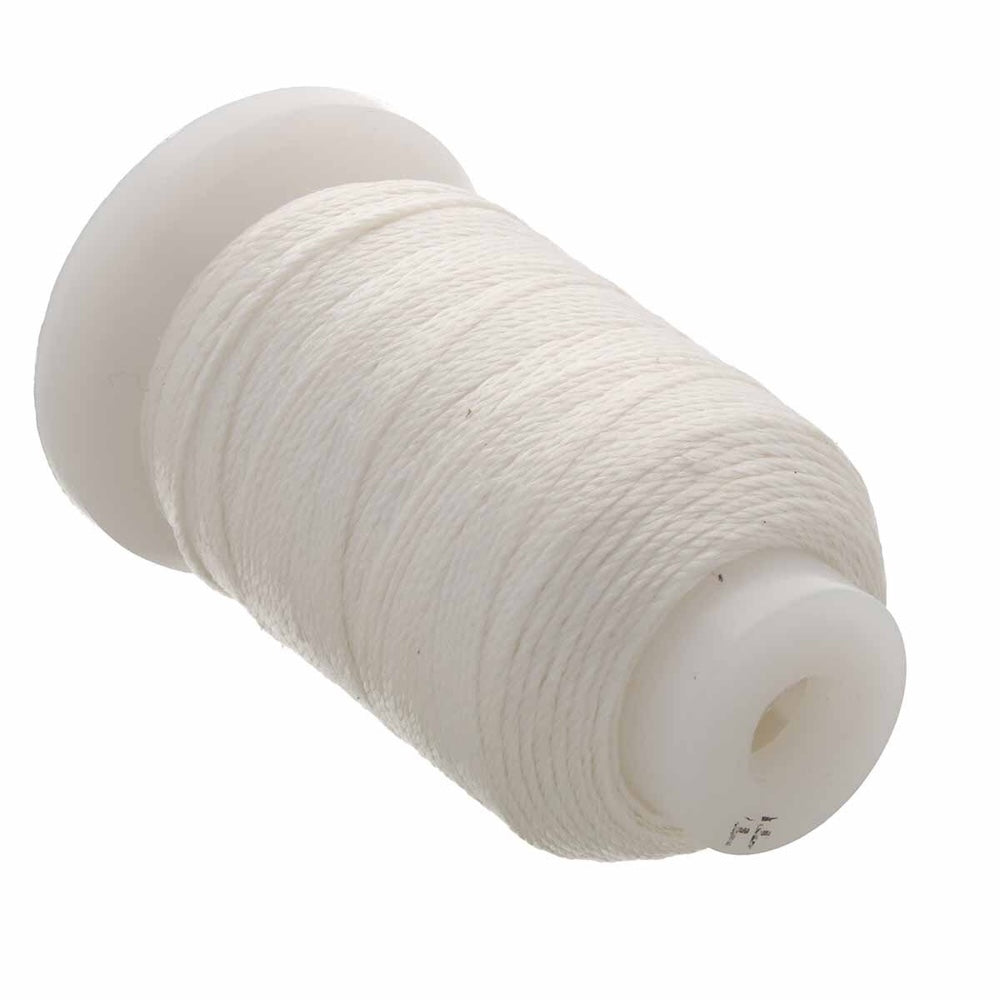Silk Thread - WHITE .38mm (10m) - Bead Shack
