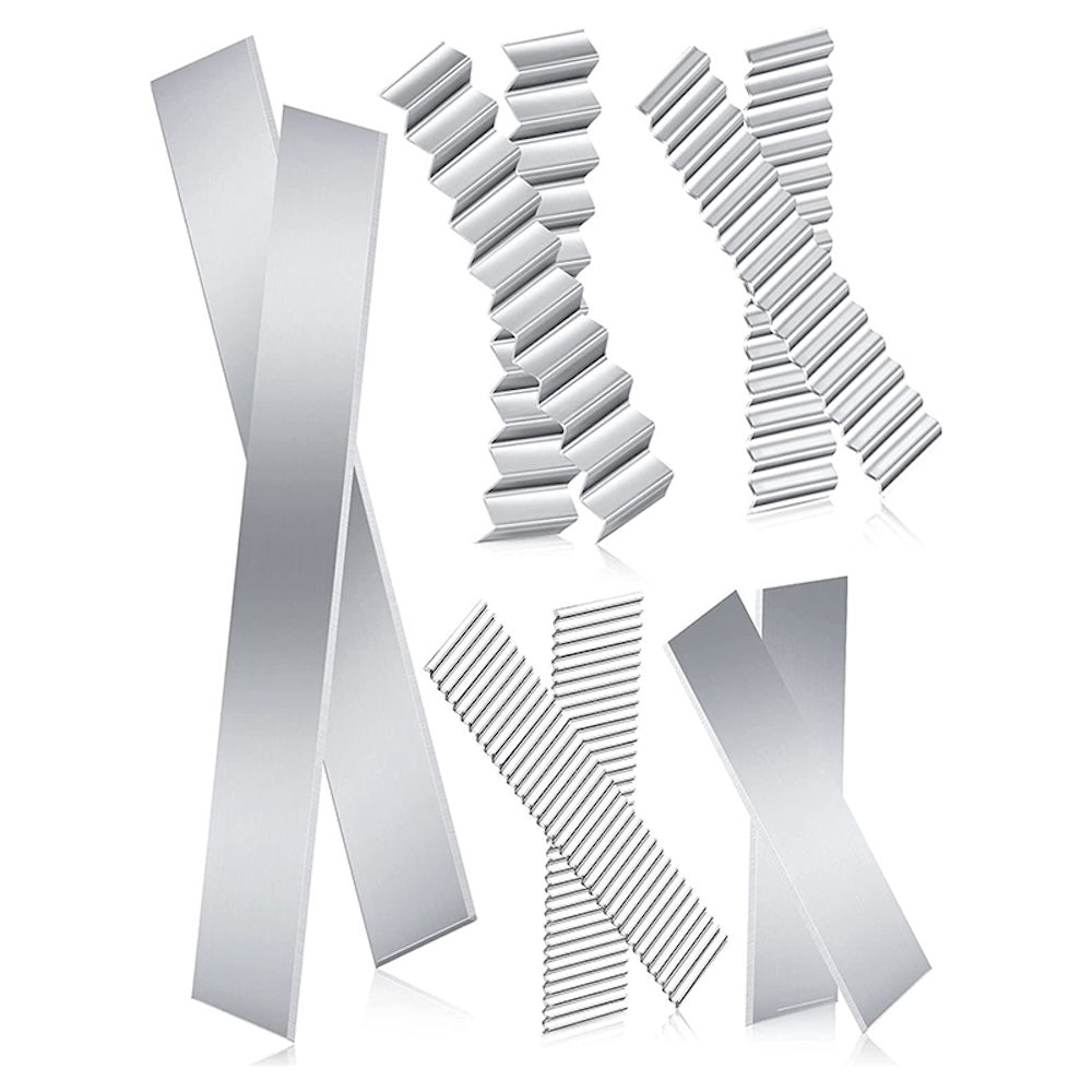 Carbon Steel Flexible Slicing Blades - Set of 5 - Polymer Clay