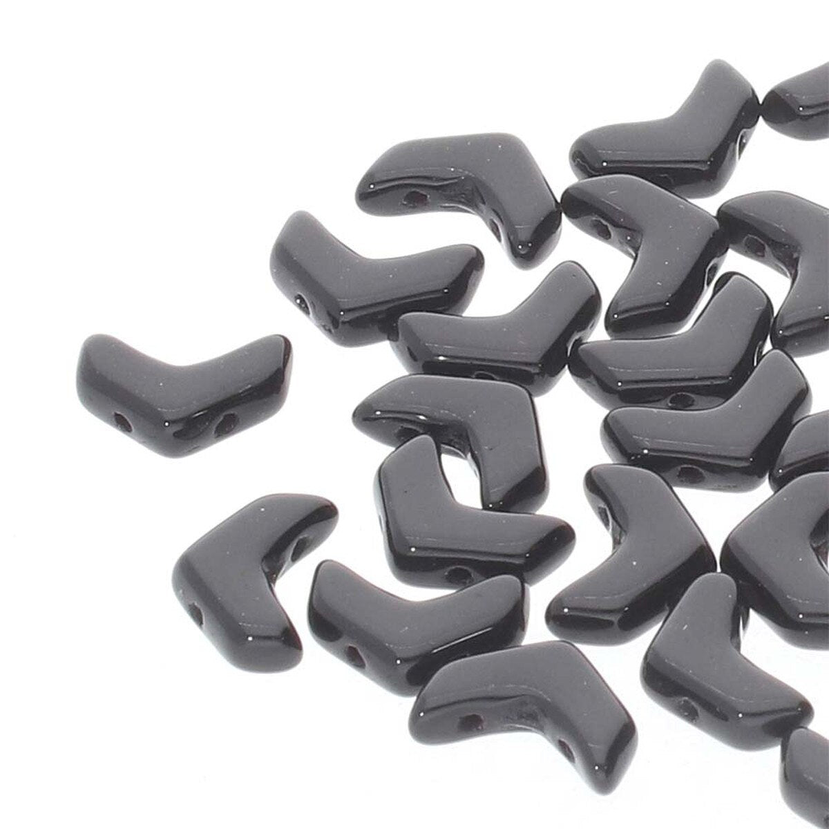 Chevron Duo 10x4 Jet (1 Strand)