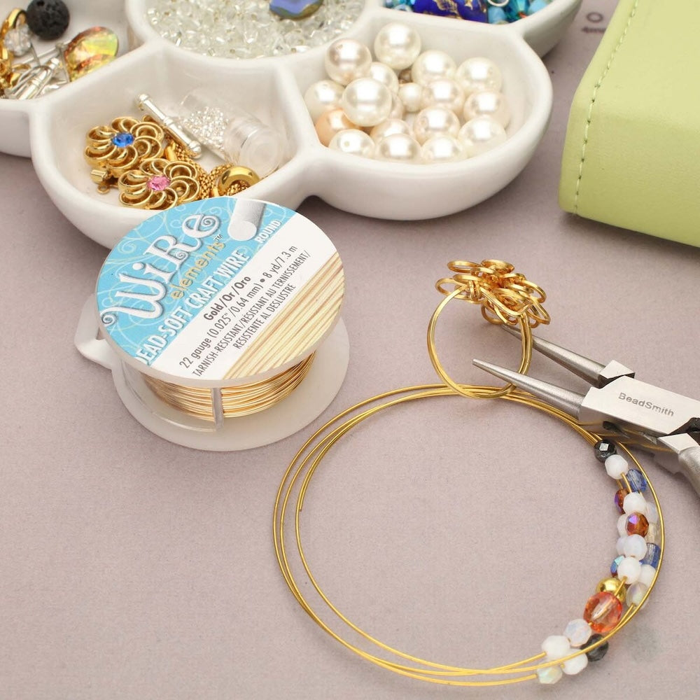 22 gauge Wire Elements - Gold - Dead Soft