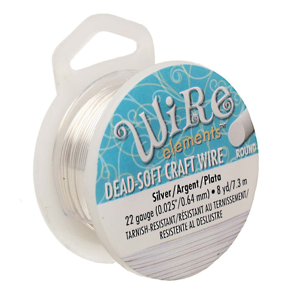 22 gauge Wire Elements - Silver - Dead Soft