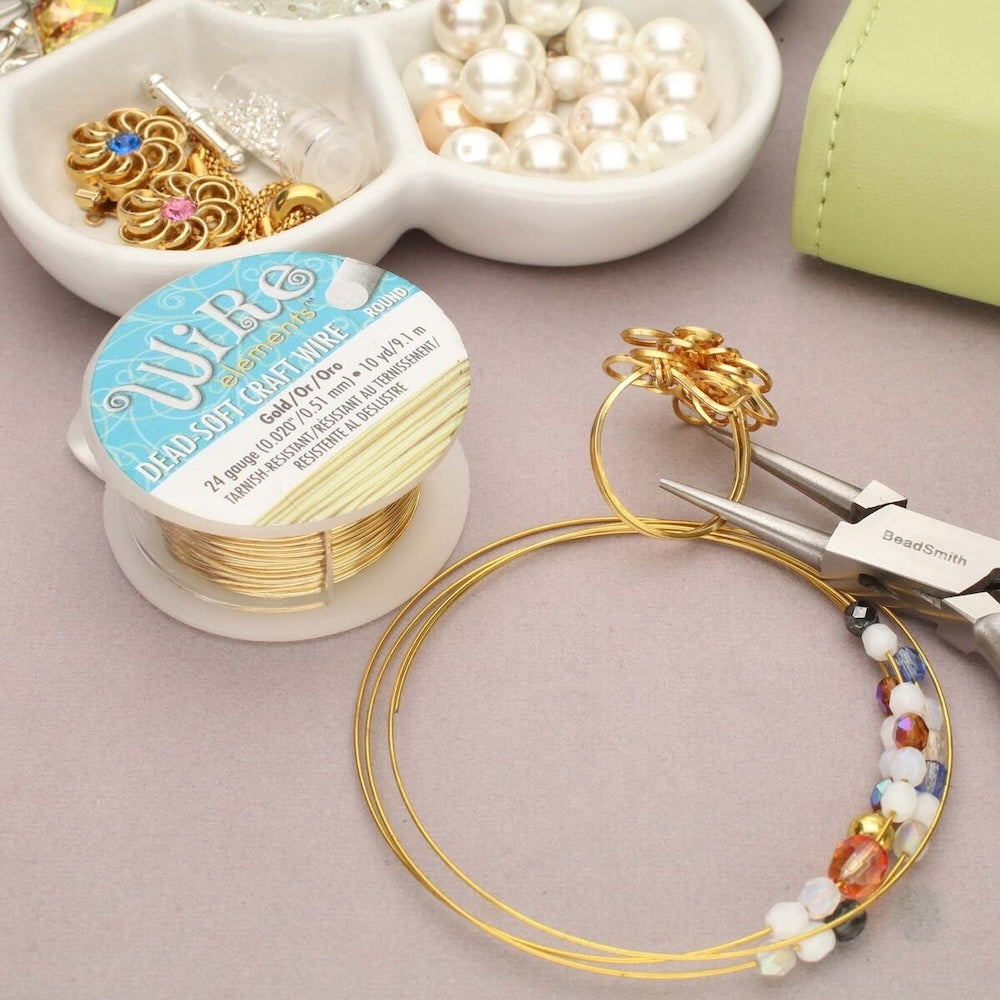 24 gauge Wire Elements - Gold - Dead Soft