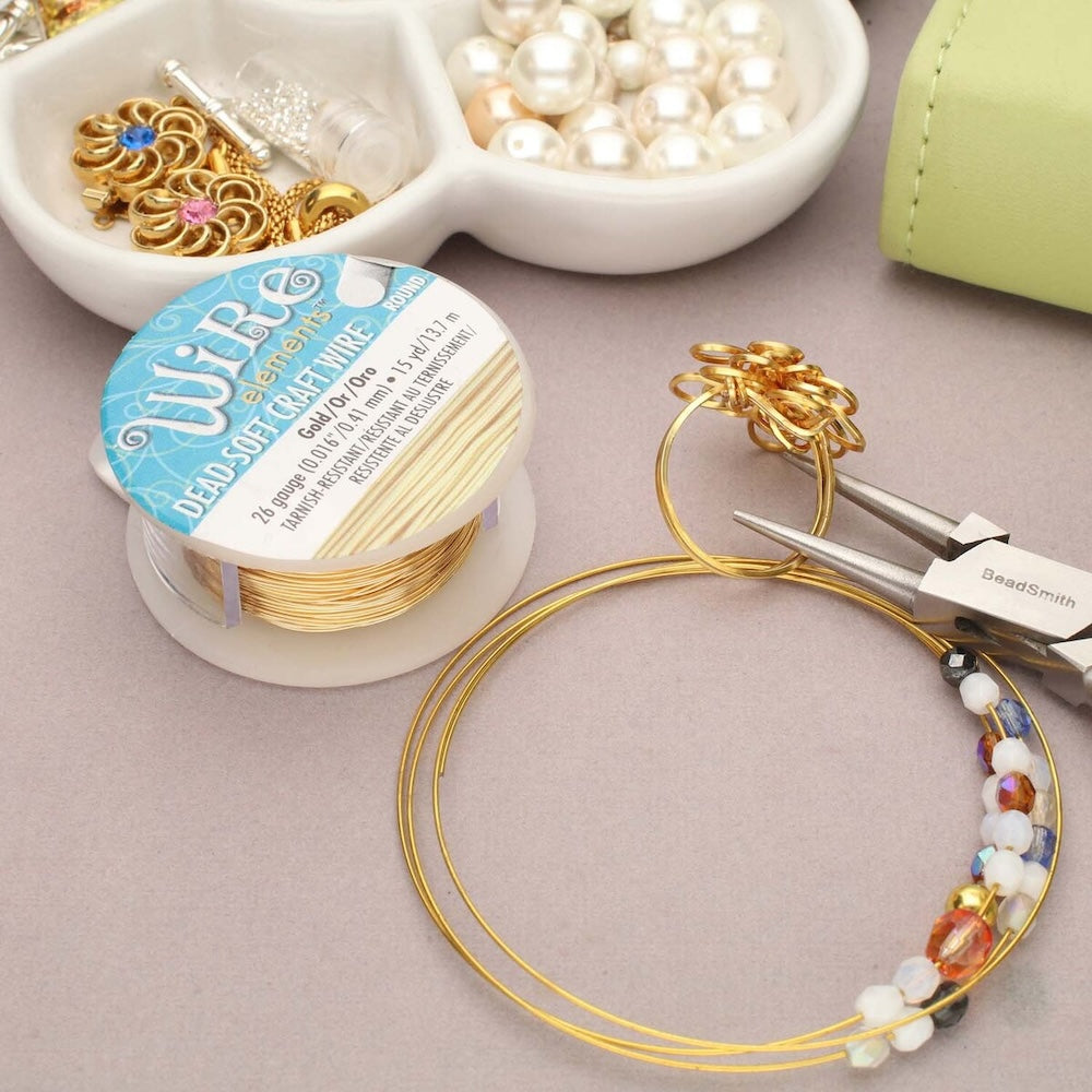 26 gauge Wire Elements - Gold - Dead Soft