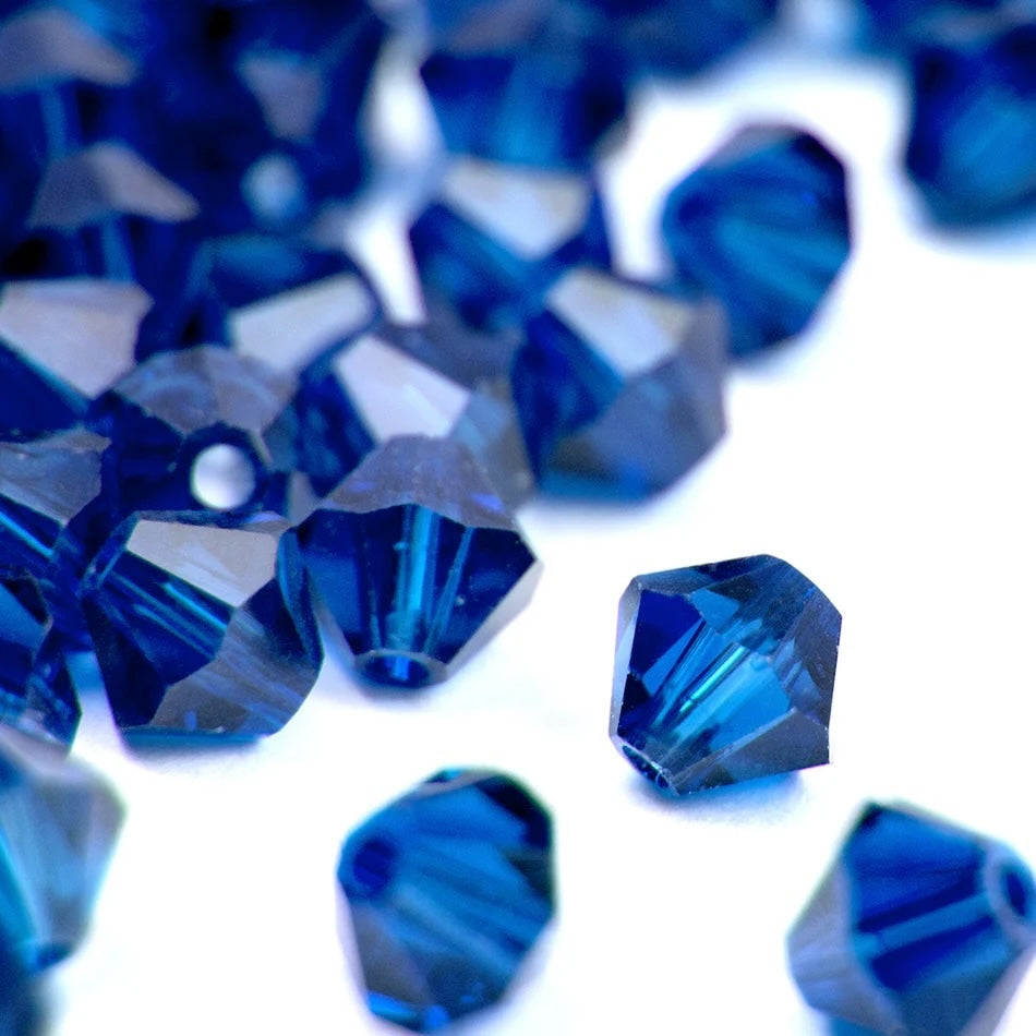 4mm Bicone Swarovski Crystal Beads (10 beads) - Bead Shack