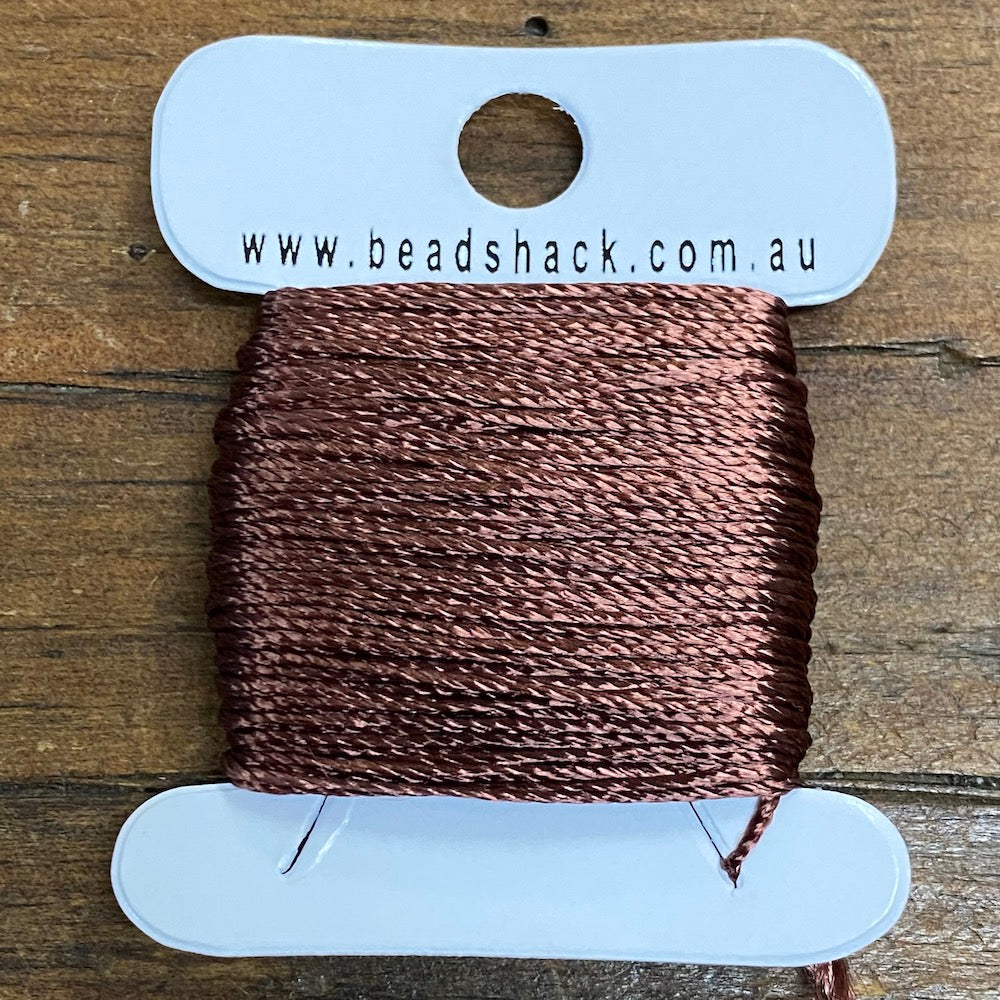 Chocolate (20m) 0.6mm Silky Thread