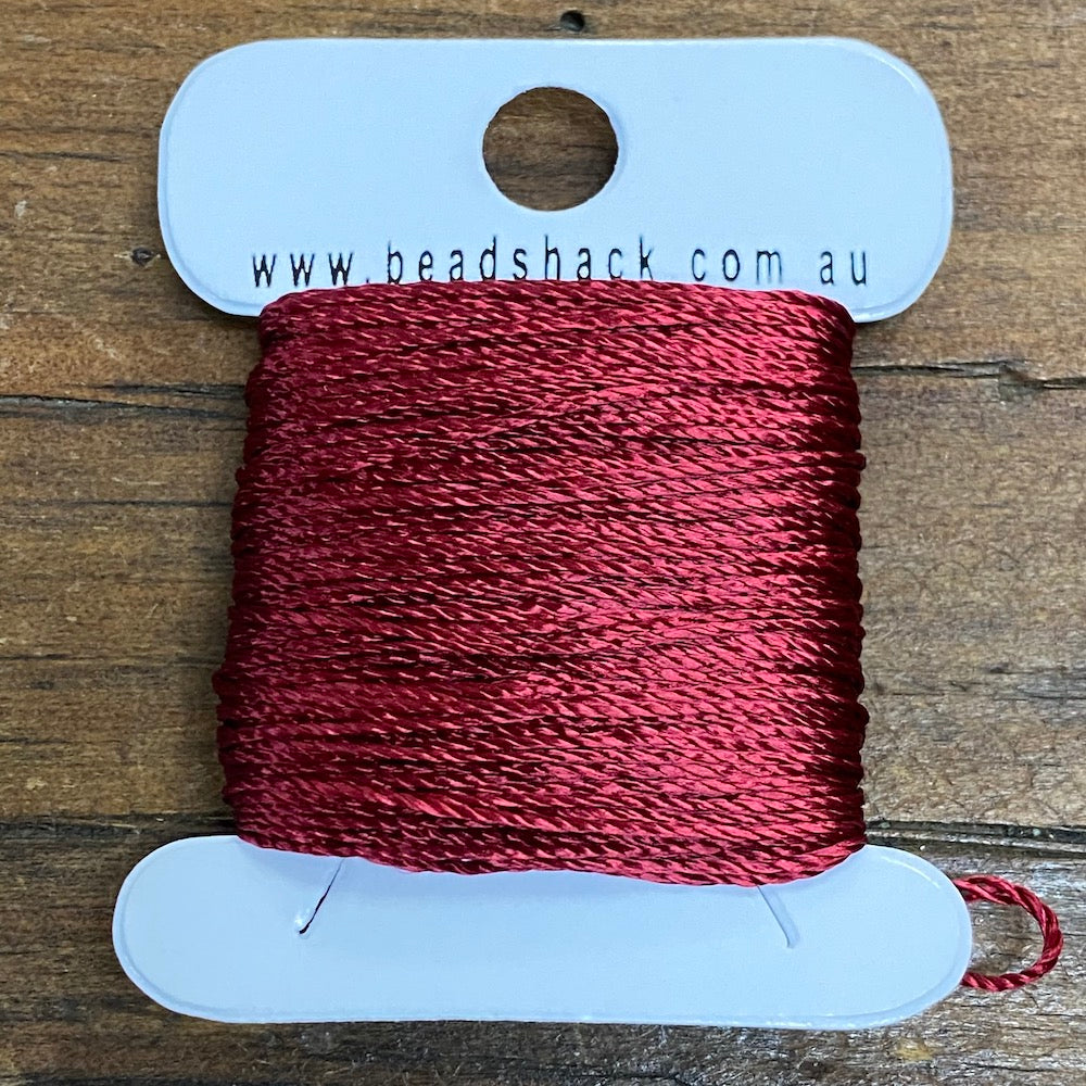 Claret (20m) 0.6mm Silky Thread