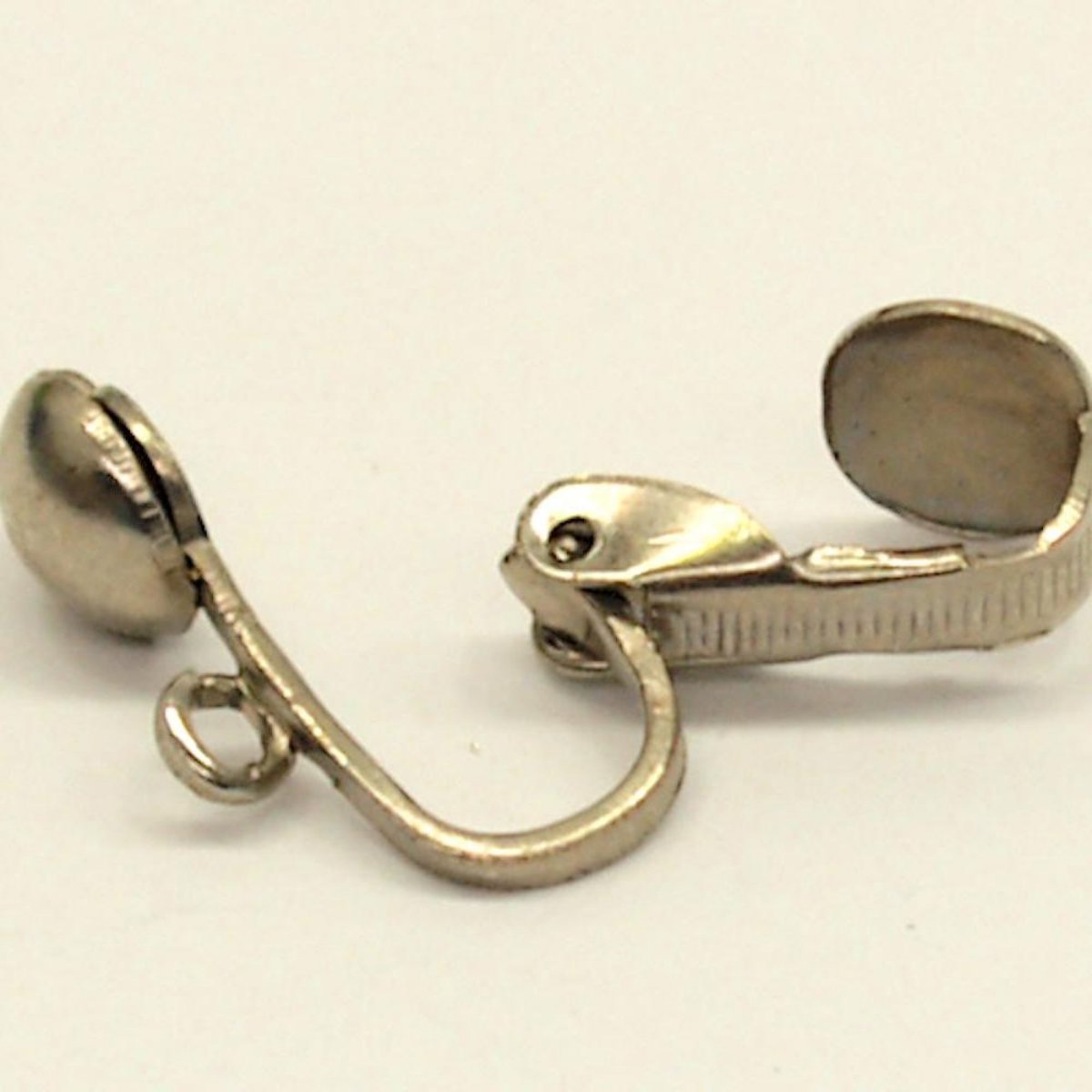 Clip On Ear Fitting (10) - Nickel