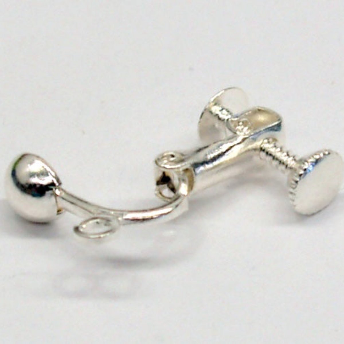 Clip On Ear Fittings (10) - Silver