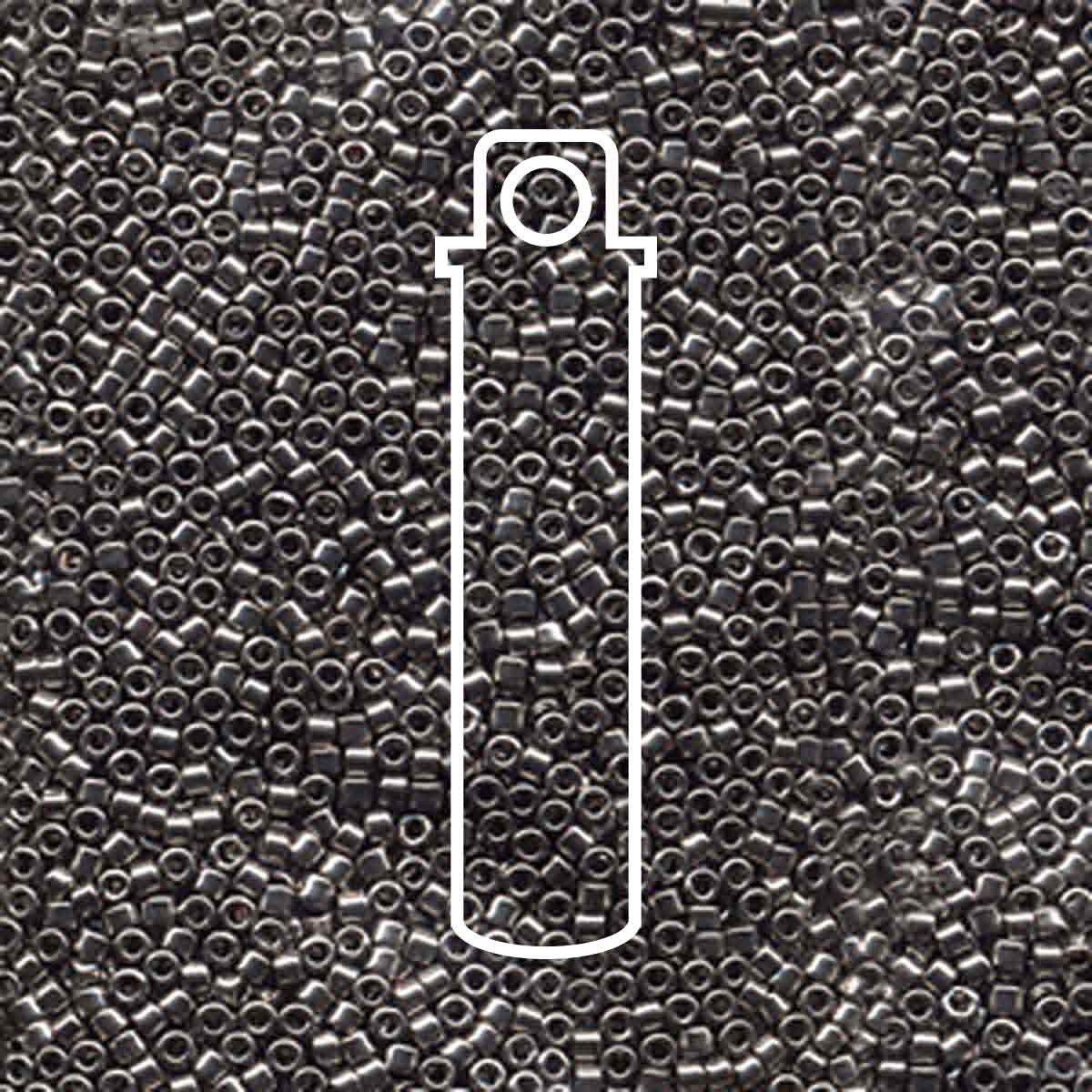 # 21 DBR Delica 11/0 STEEL - 7.2g Tube