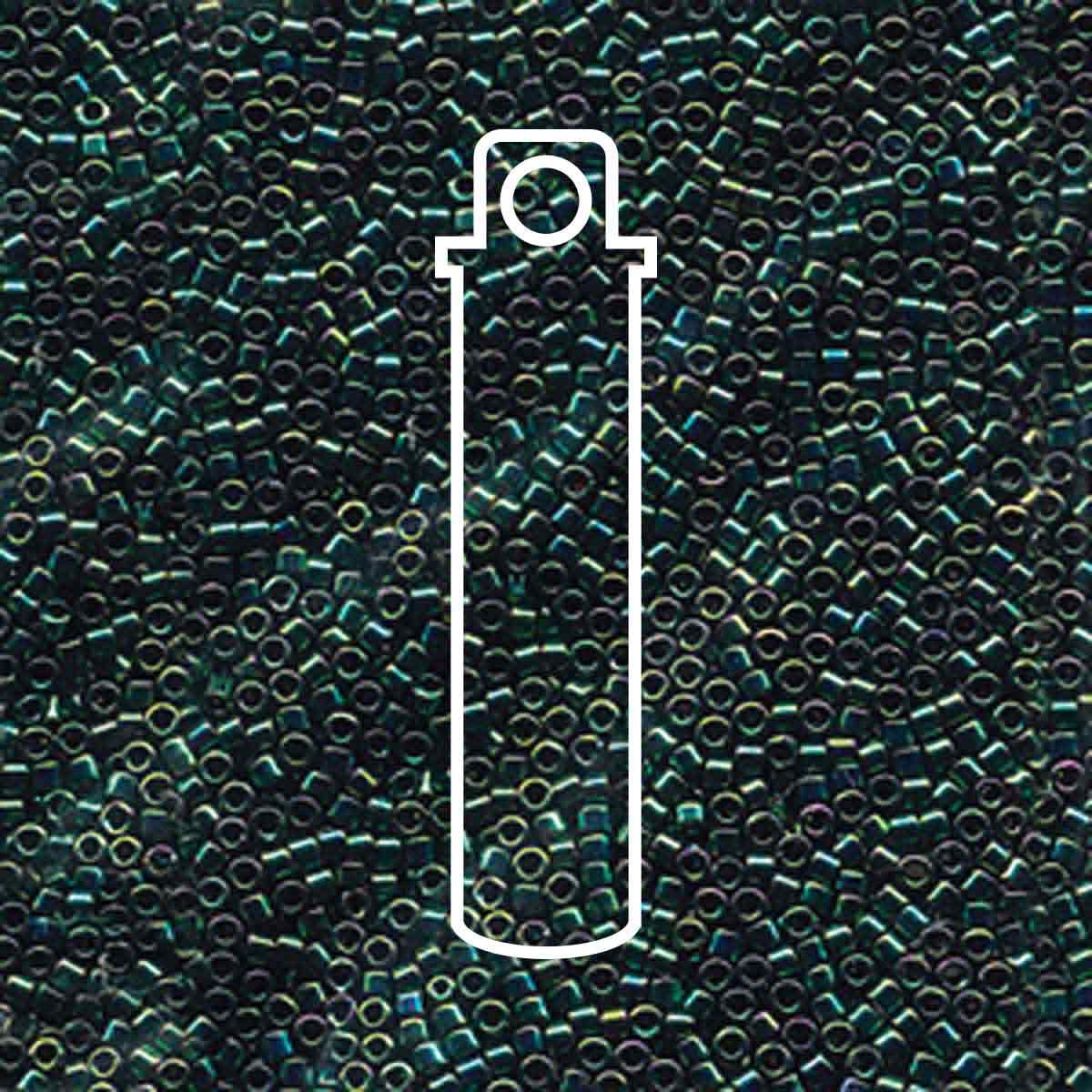 # 27 DBR Delica 11/0 METALLIC TEAL IRIS - 7.2g Tube