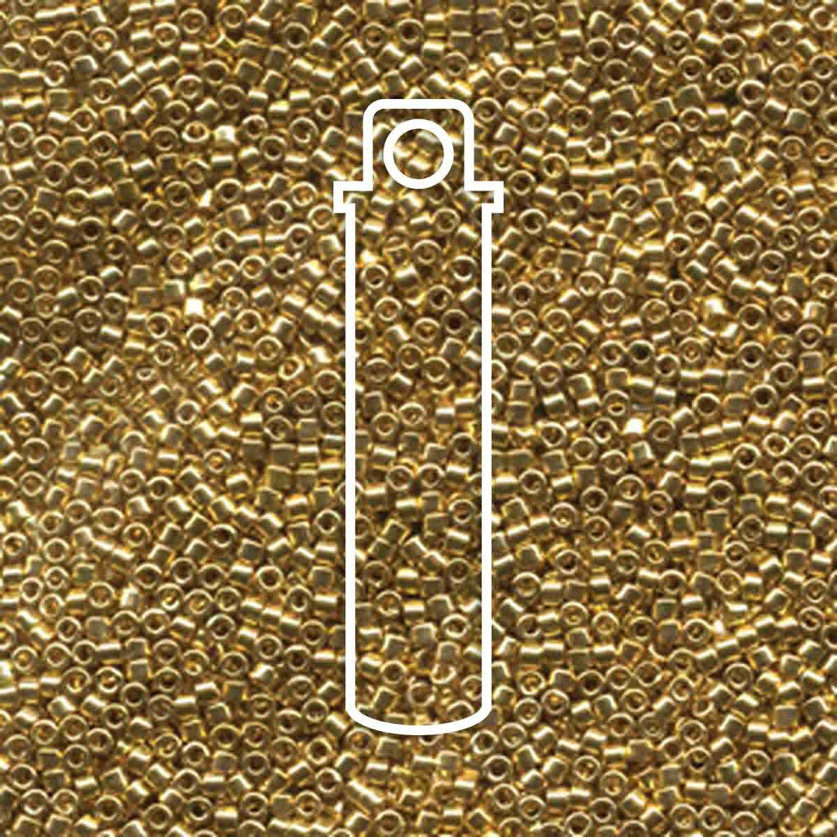 # 34 DBR Delica 11/0 LIGHT GOLD 22kt - 7.2g Tube