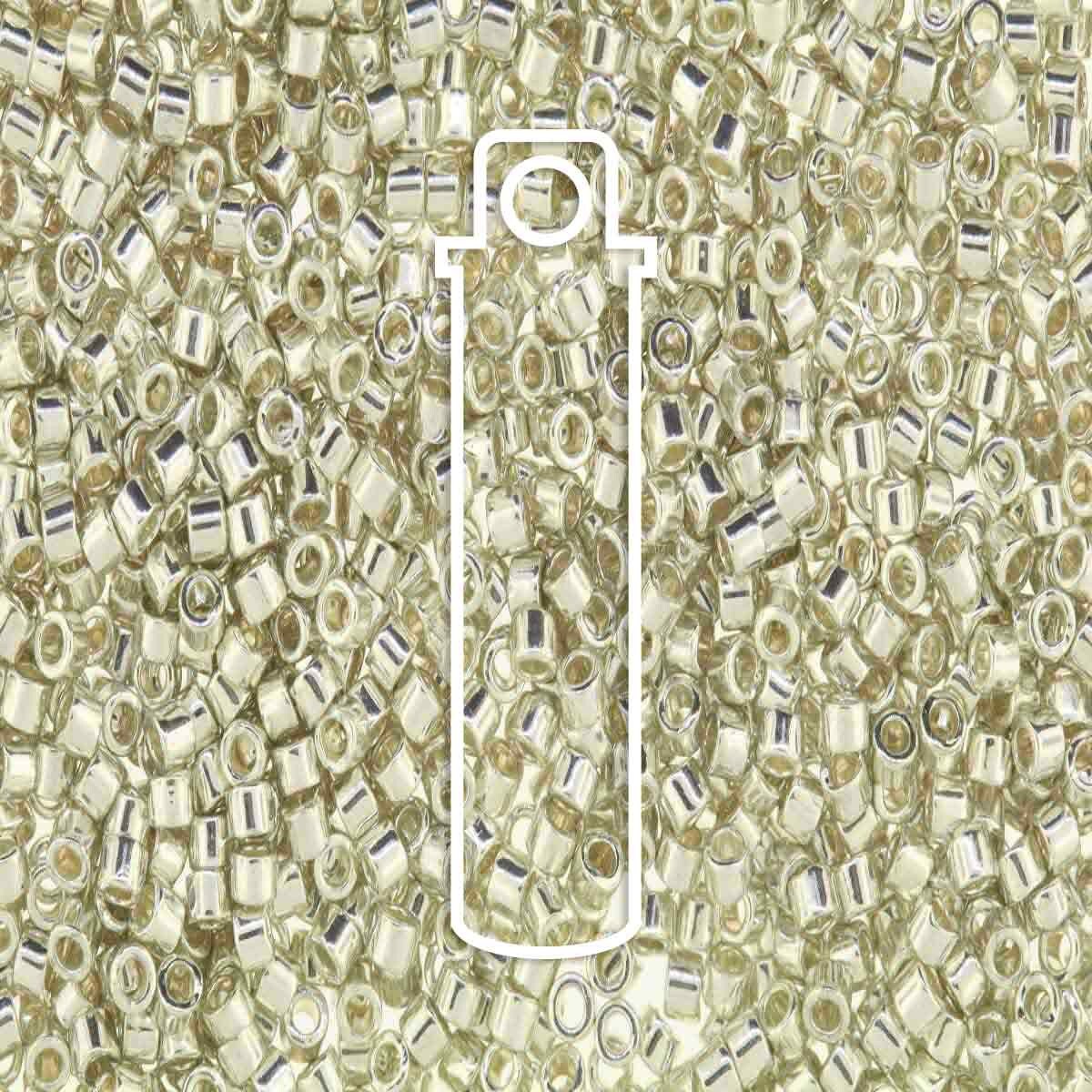 # 35 DBR Delica 11/0 GALVANISED SILVER - 7.2g Tube