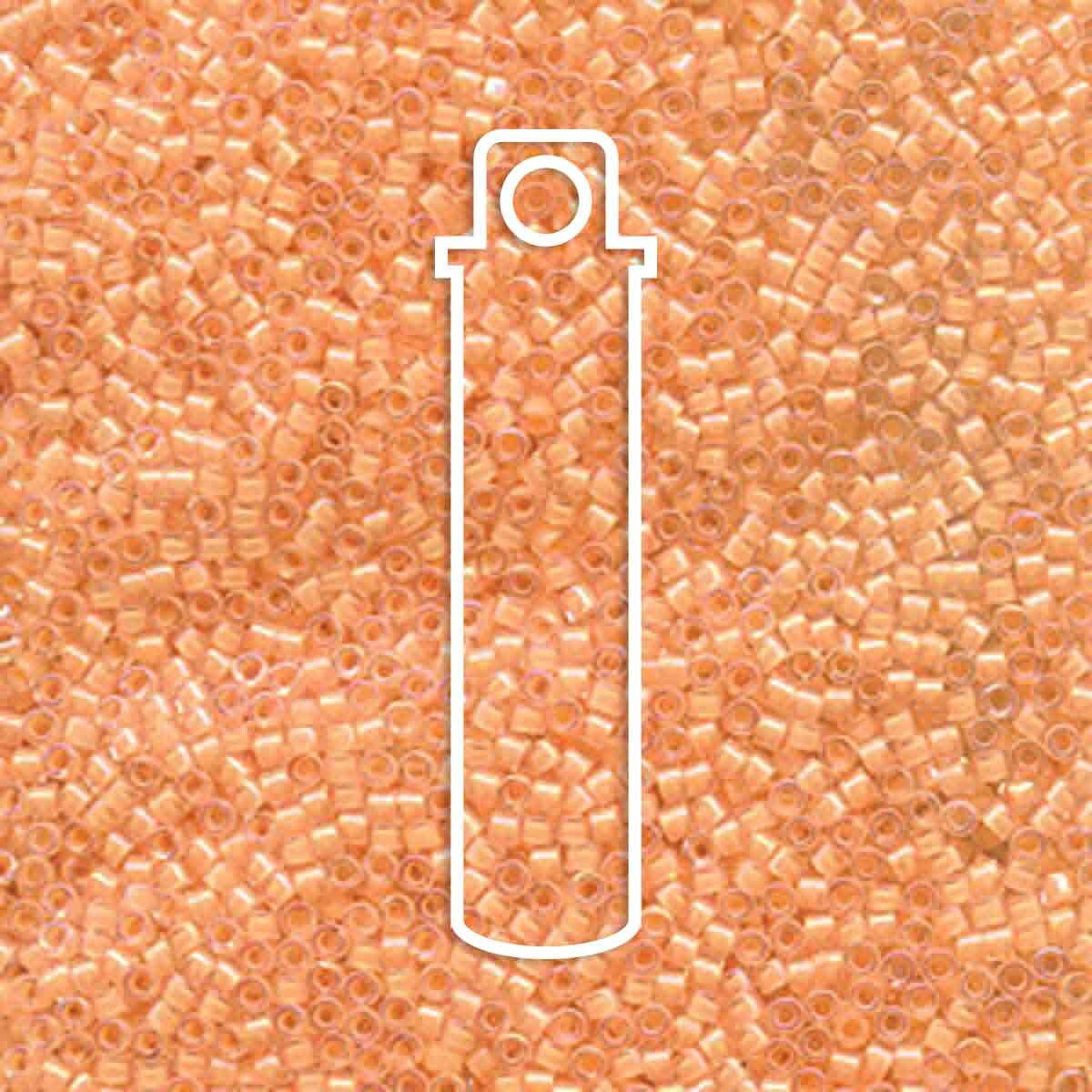 # 67 DBR Delica 11/0 LINED FLESH AB - 7.2g Tube