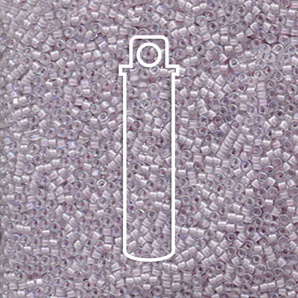 # 80 DBR Delica 11/0 LINED PALE LAVENDER - 7.2g Tube