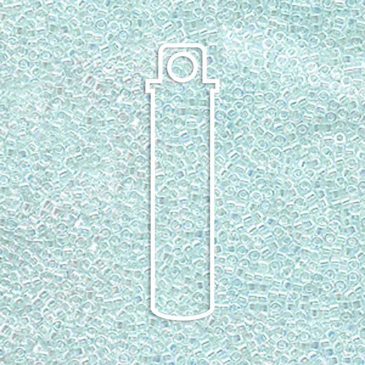 # 83 DBR Delica 11/0 LINED LIGHT AQUA BLUE AB - 7.2g Tube