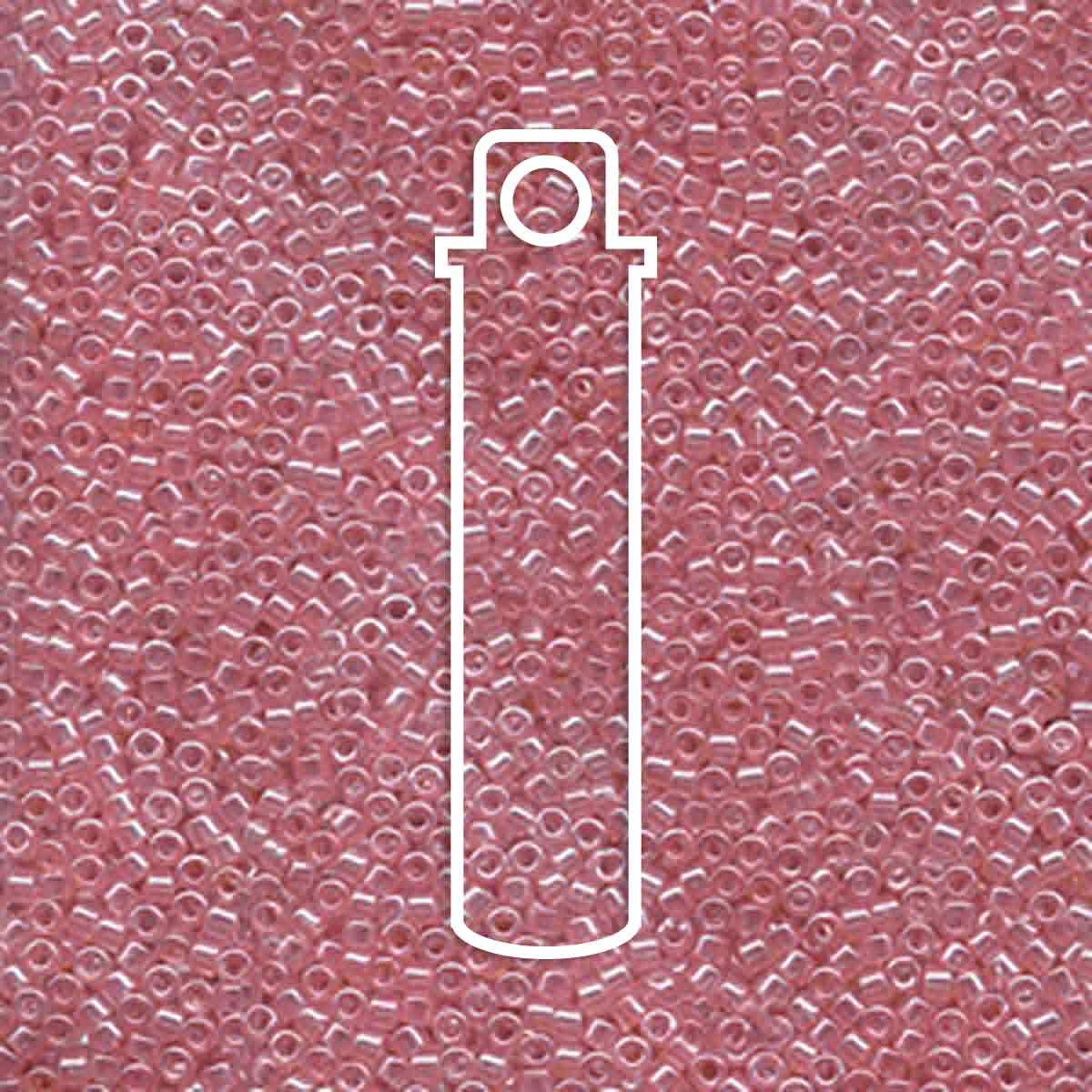 # 106 DBR Delica 11/0 TRANSPARENT PINK LUSTRE - 7.2g Tube